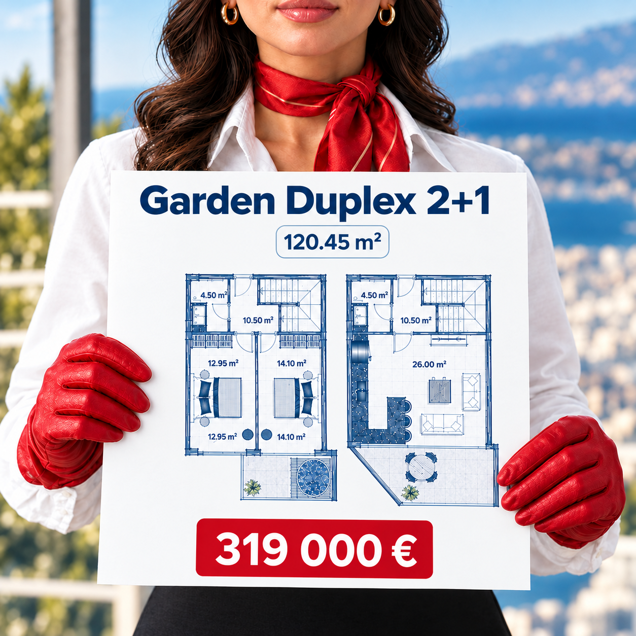 Garden Duplex 2+1 и Duplex 2+1 — Бекташ, Аланья