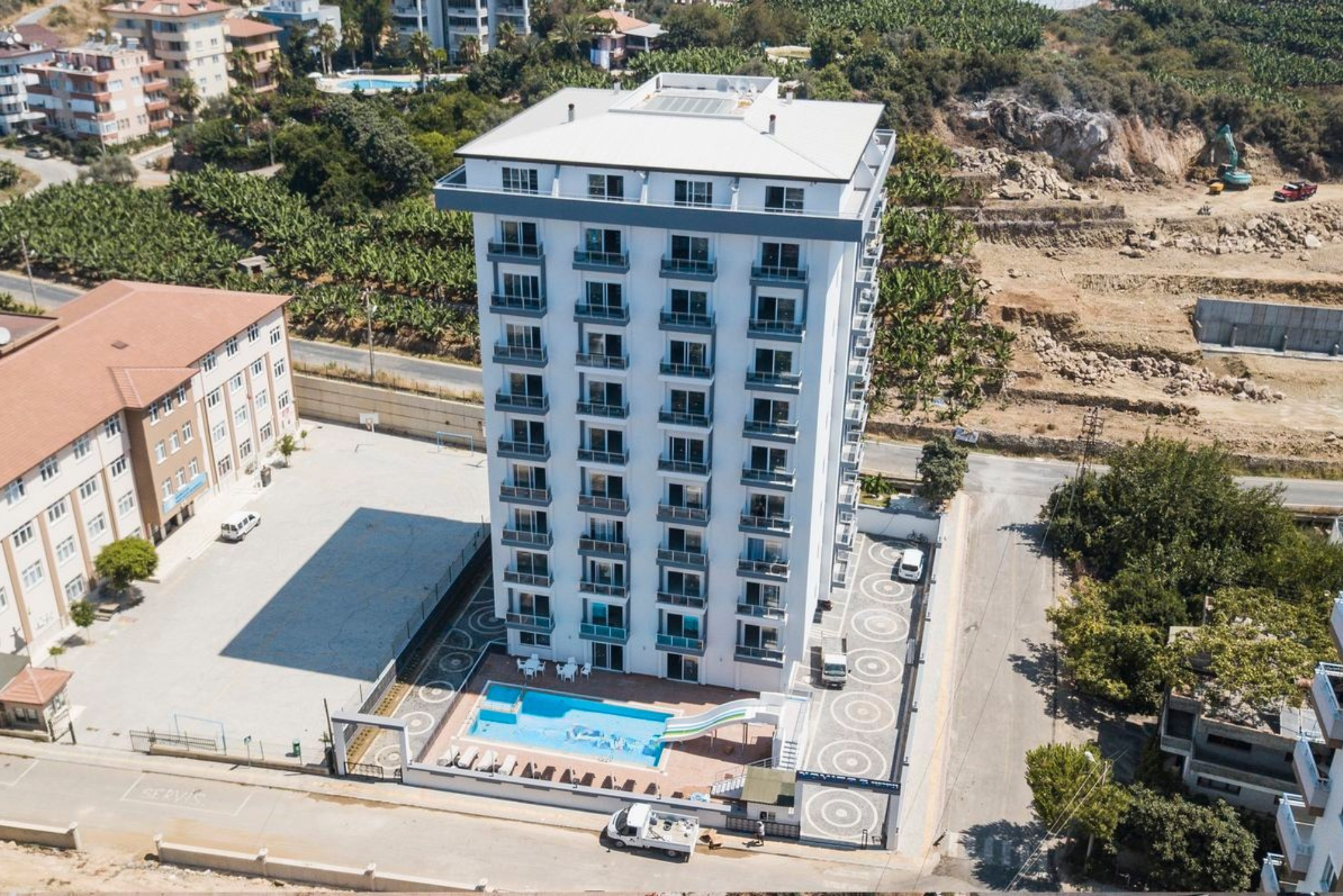 Mahmutlar'da modern daireler