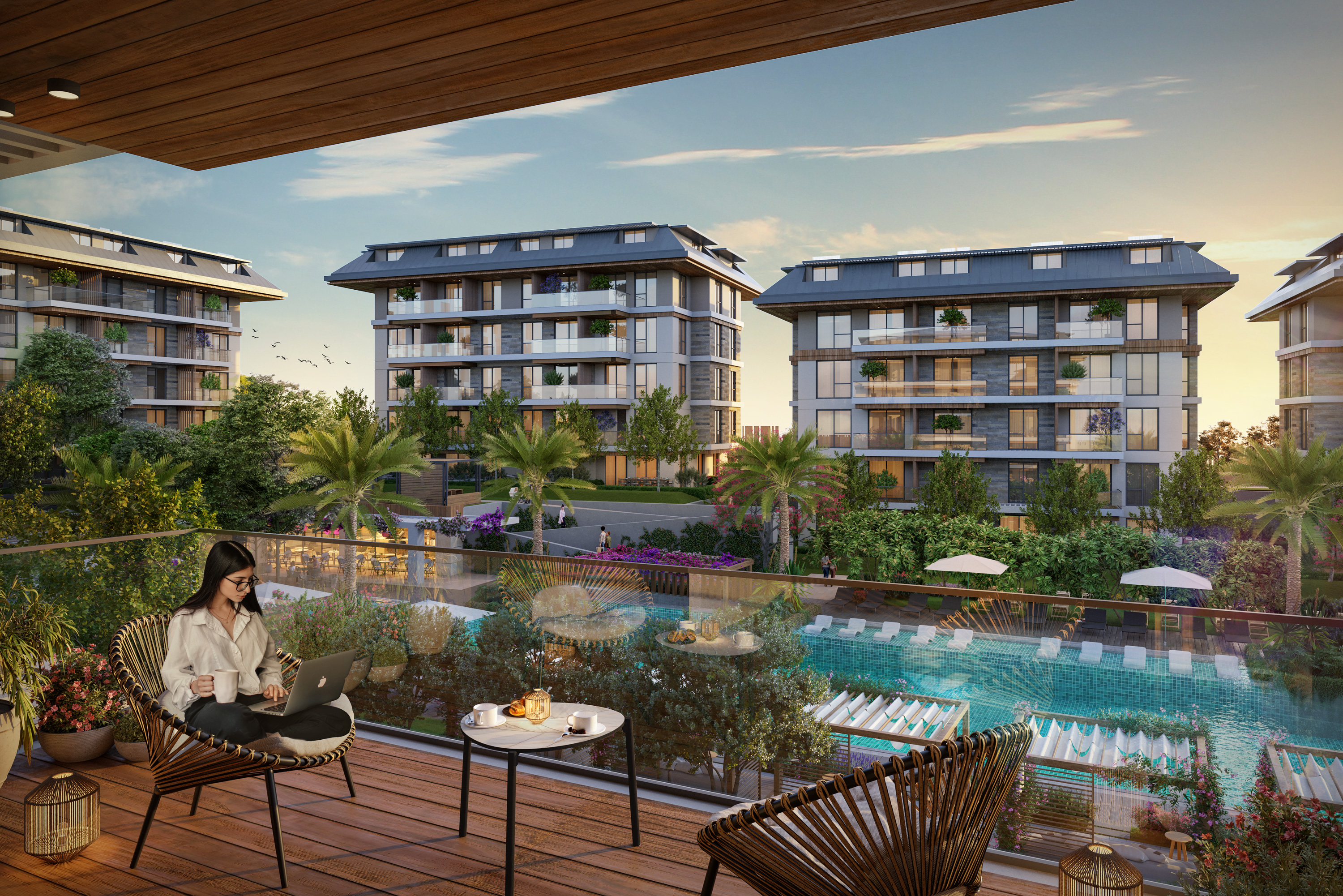 Türkiye Vatandaşlığına Uygun Oba'da Duplex 2+1