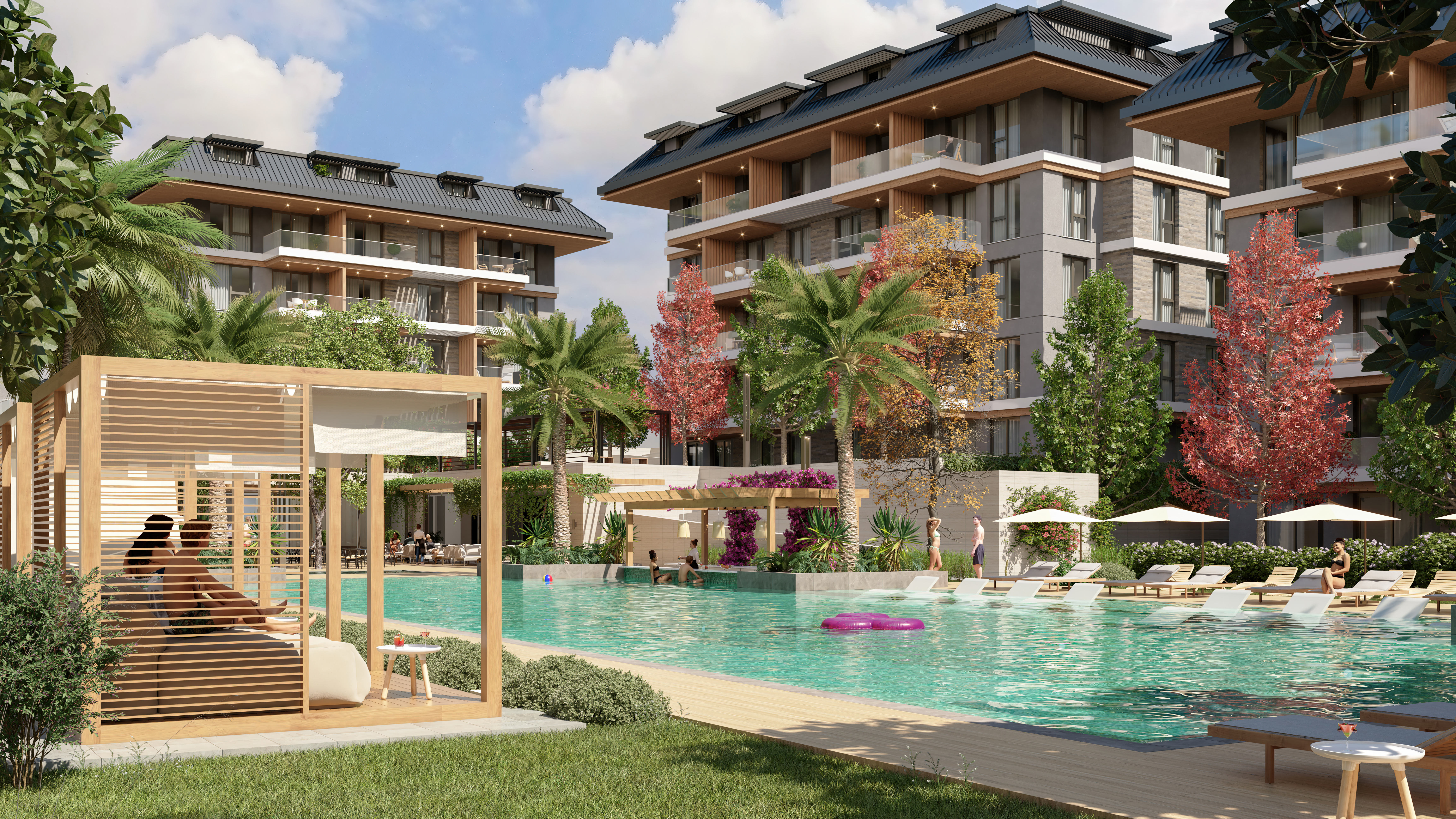 Türkiye Vatandaşlığına Uygun Oba'da Duplex 2+1