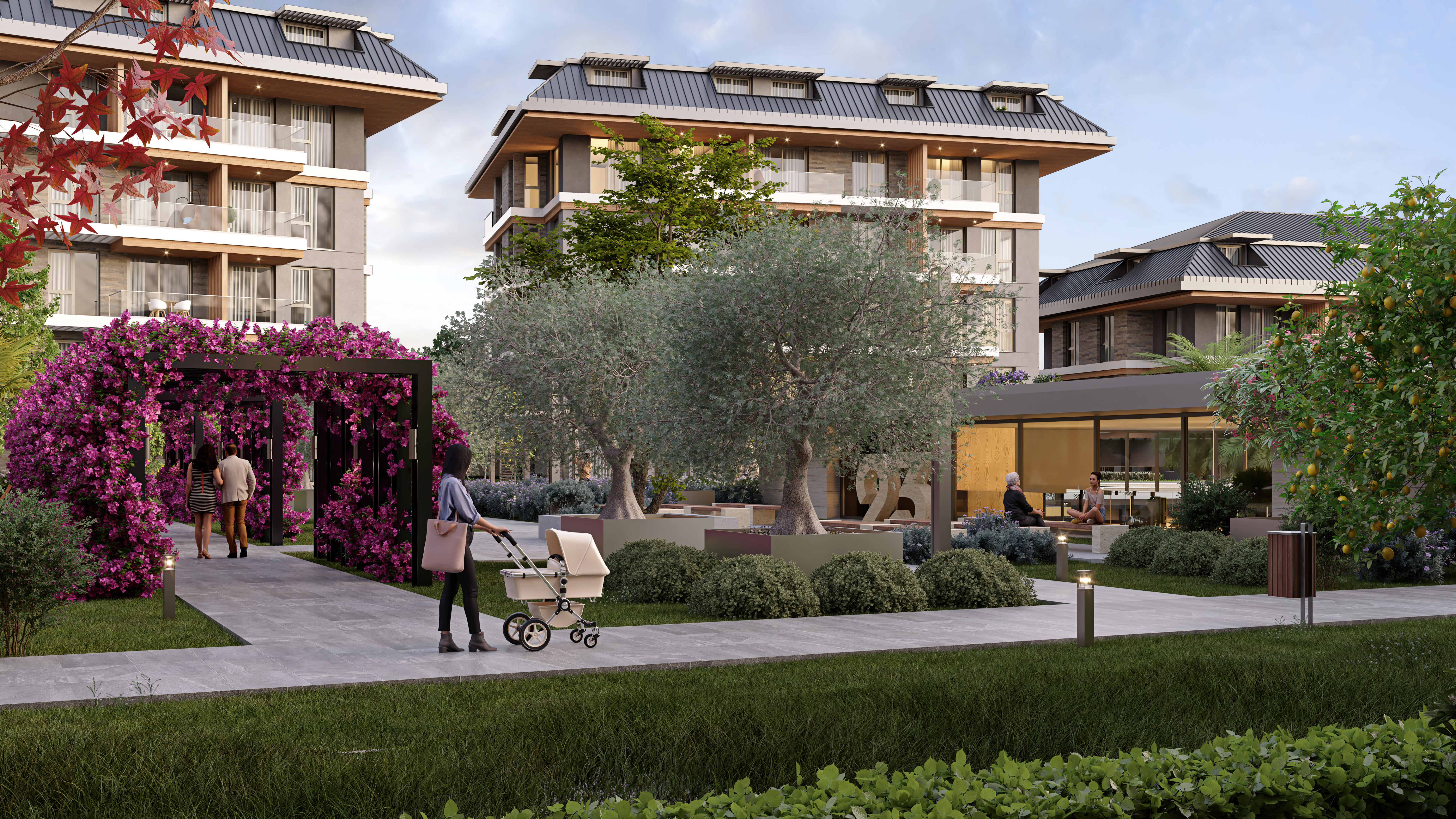 Türkiye Vatandaşlığına Uygun Oba'da Duplex 2+1