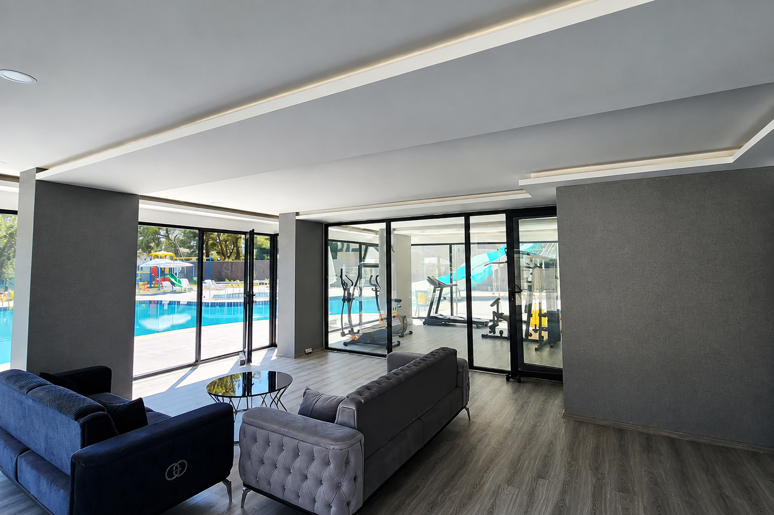 Avsallar'da modern yaşam. Denize sadece 800 metre - 1+1 - 2+1 Dubleksler