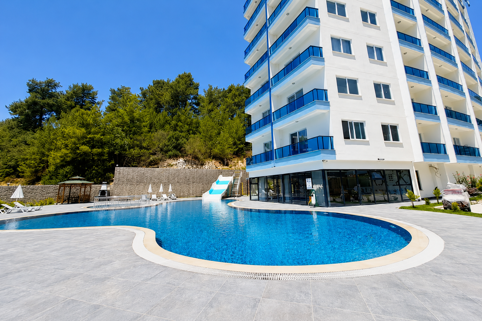Avsallar'da modern yaşam. Denize sadece 800 metre - 1+1 - 2+1 Dubleksler