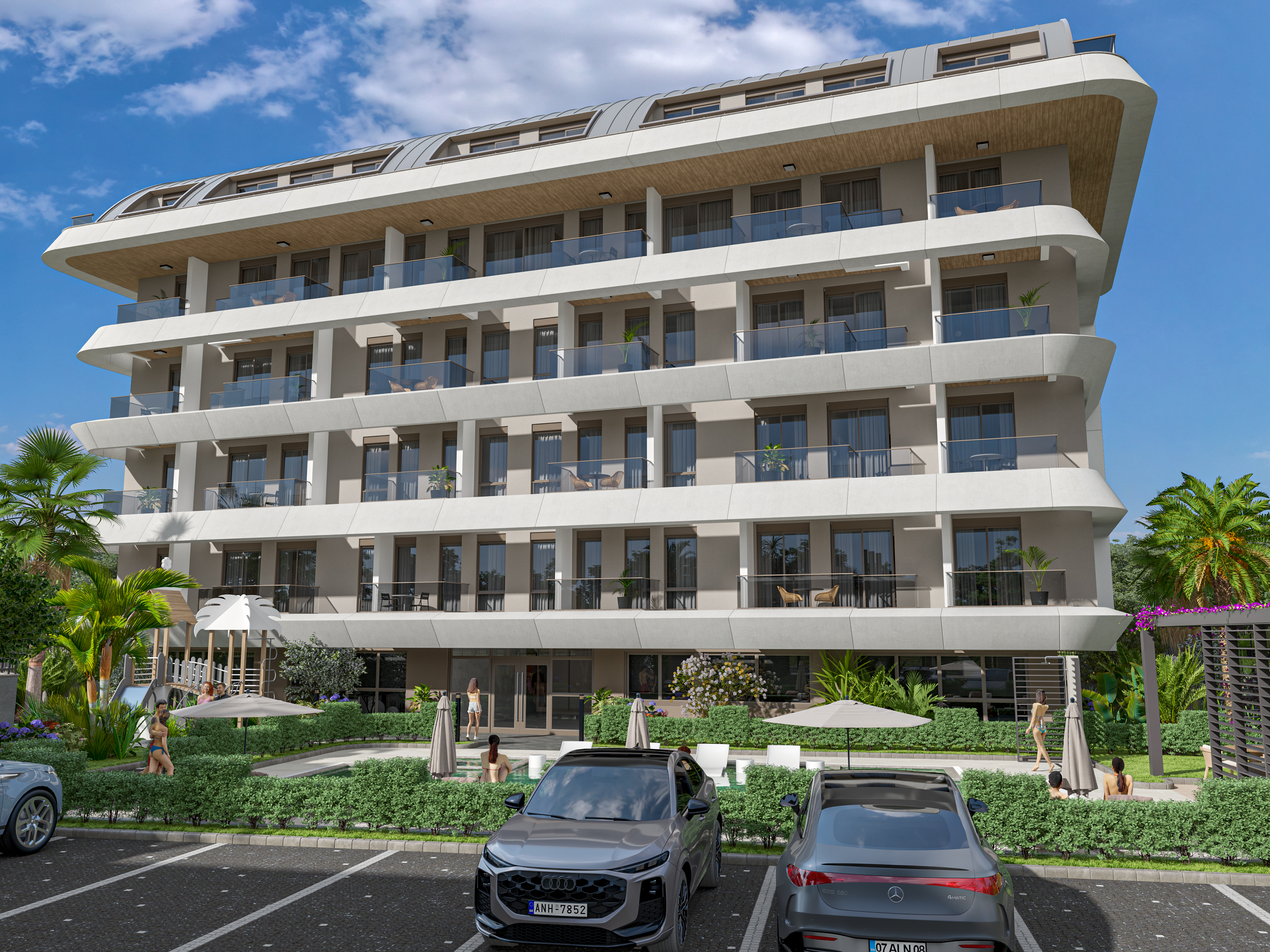 Oba’da €500.000’den 3+2 Plan | Türk Vatandaşlığı | Denize 1,5 km