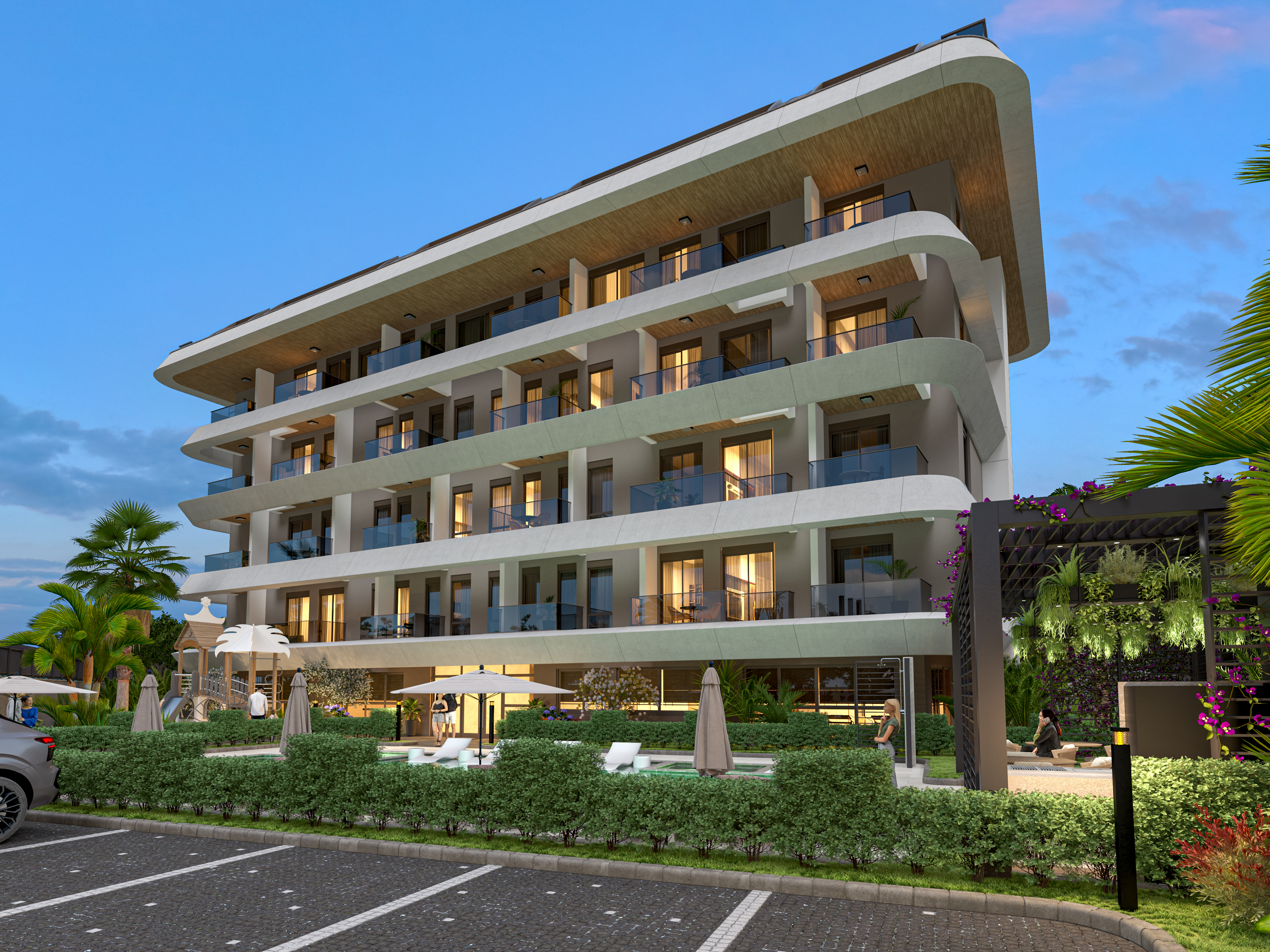 Oba’da €500.000’den 3+2 Plan | Türk Vatandaşlığı | Denize 1,5 km