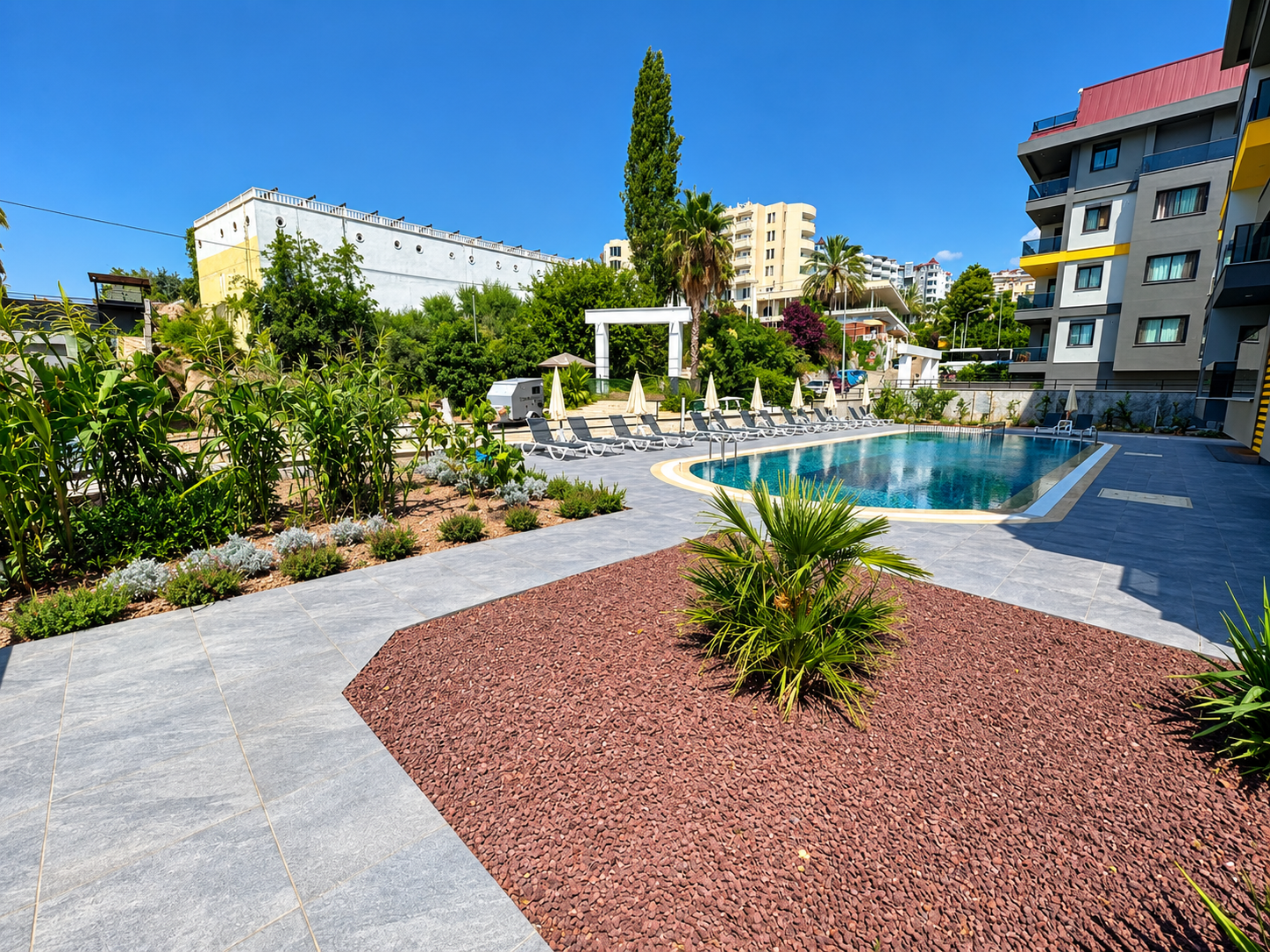 Dzielnica Kestel — apartamenty 2+1 Duplex / 2+1 Garden Duplex — 500 m od morza Dzielnica Kestel — apartamenty 2+1 Duplex / 2+1 Garden Duplex — 500 m od morza