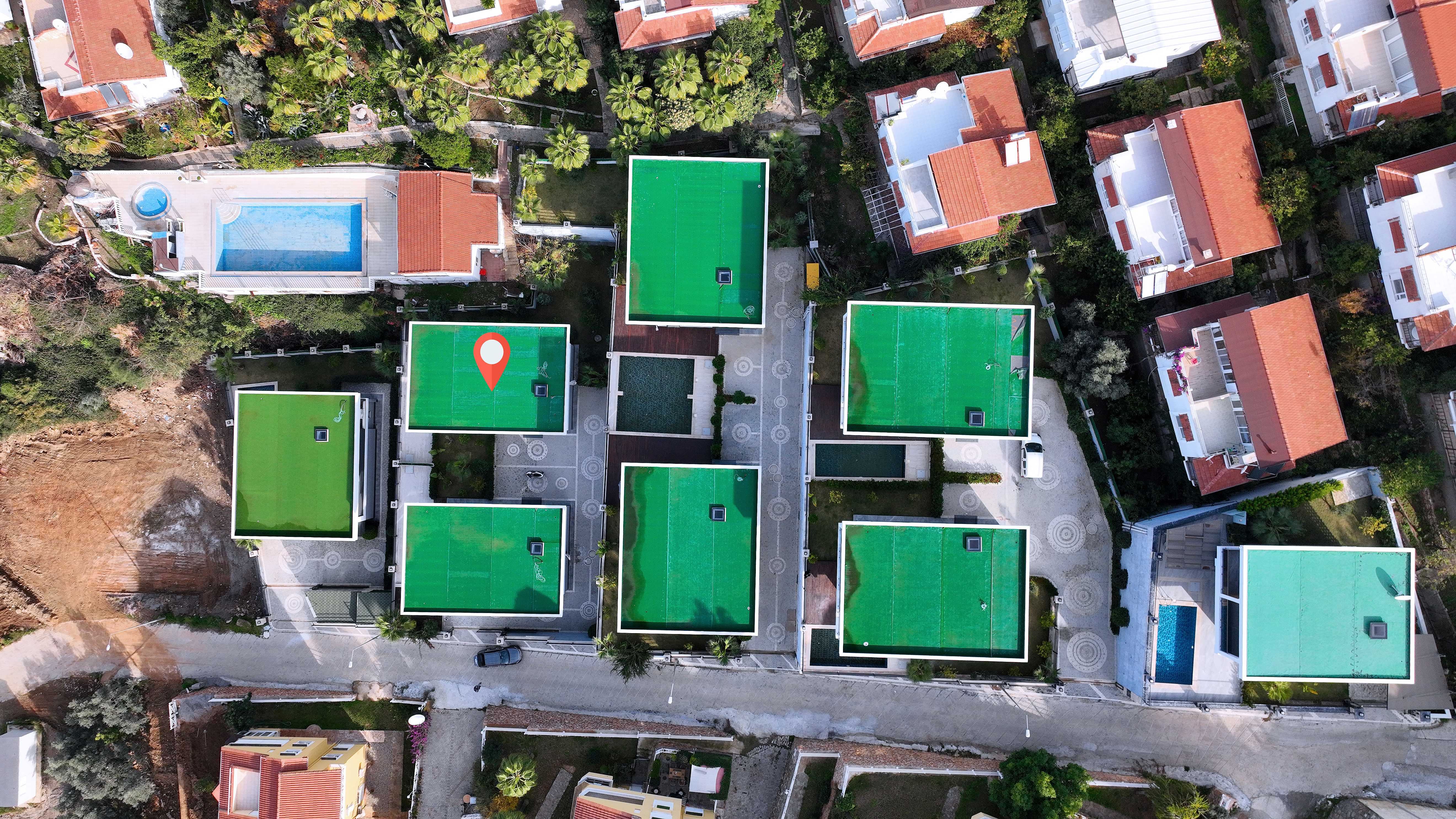 Kargıcak, Alanya'da Türk Vatandaşlığına Uygun 4+1 Villalar
